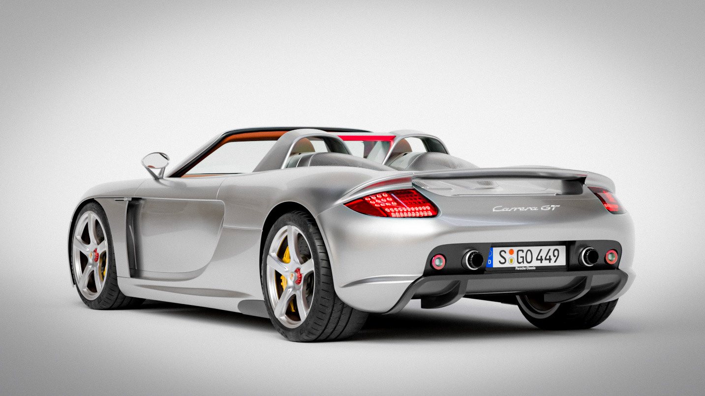 Rear three-quarter view