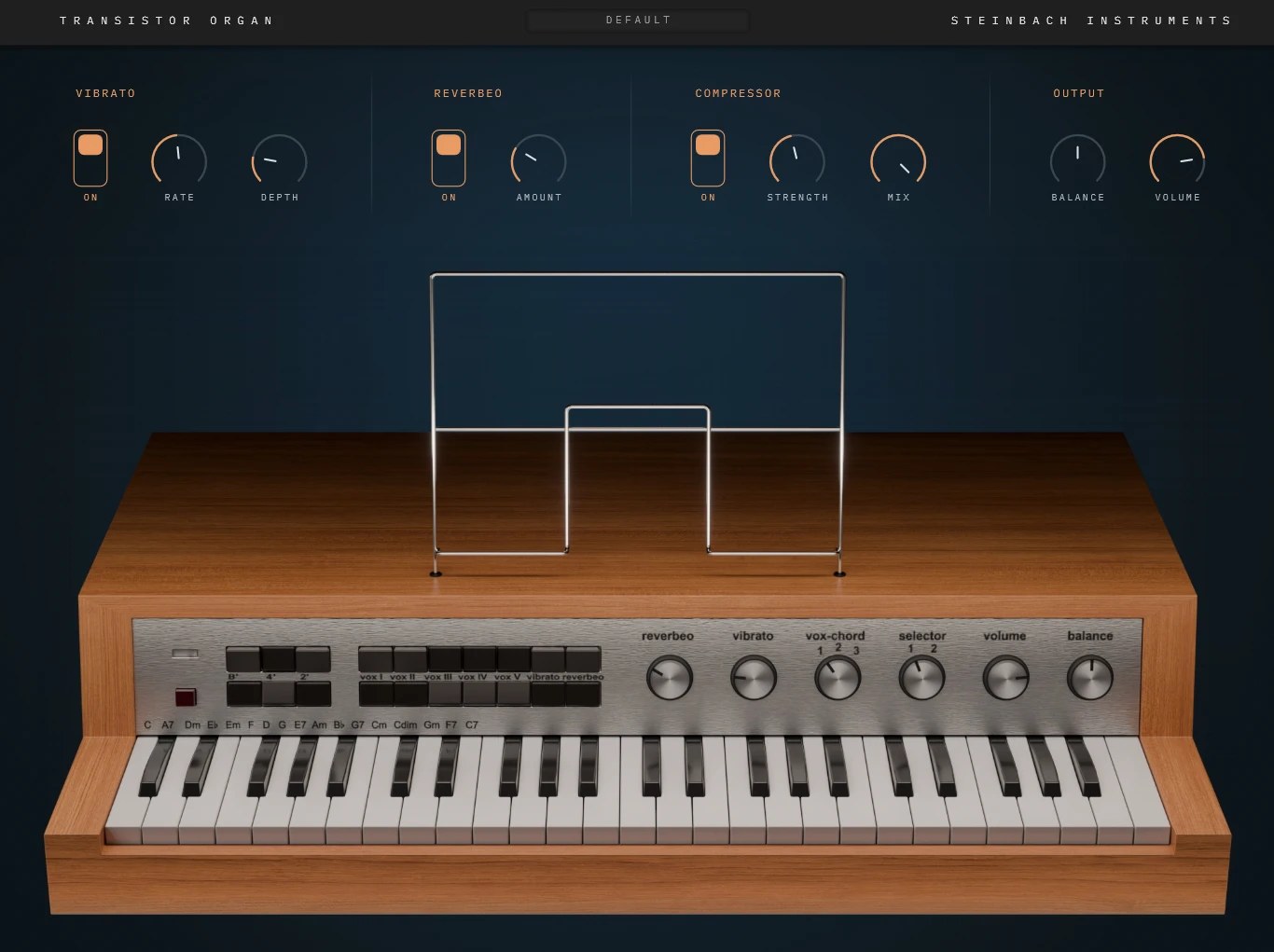 Plugin interface of the transistor organ