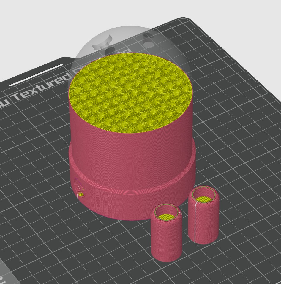 Parts prepared for 3D printing in the slicer