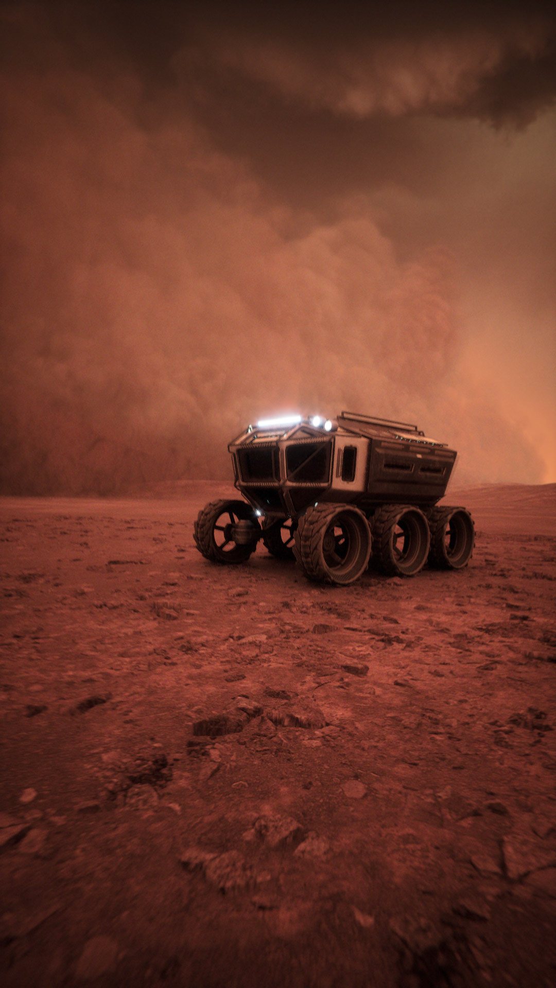 Solitude – rover on the Martian surface