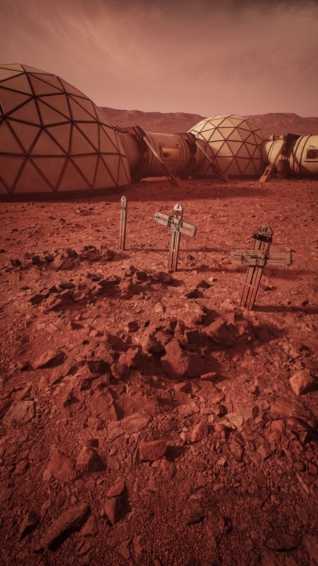 Solitude – domes of the Mars outpost