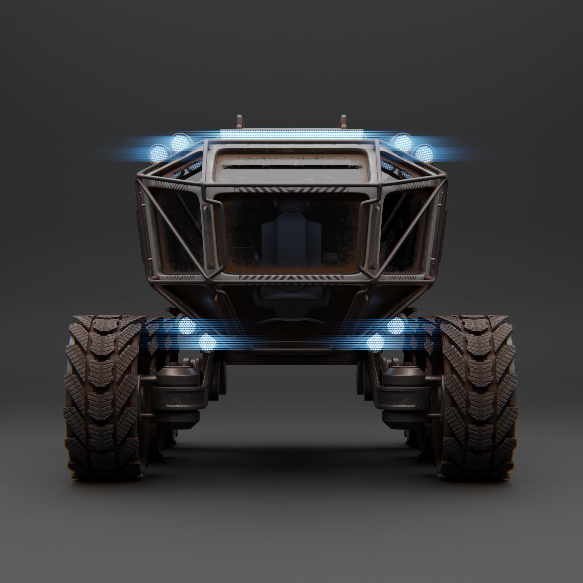 Rover, front view