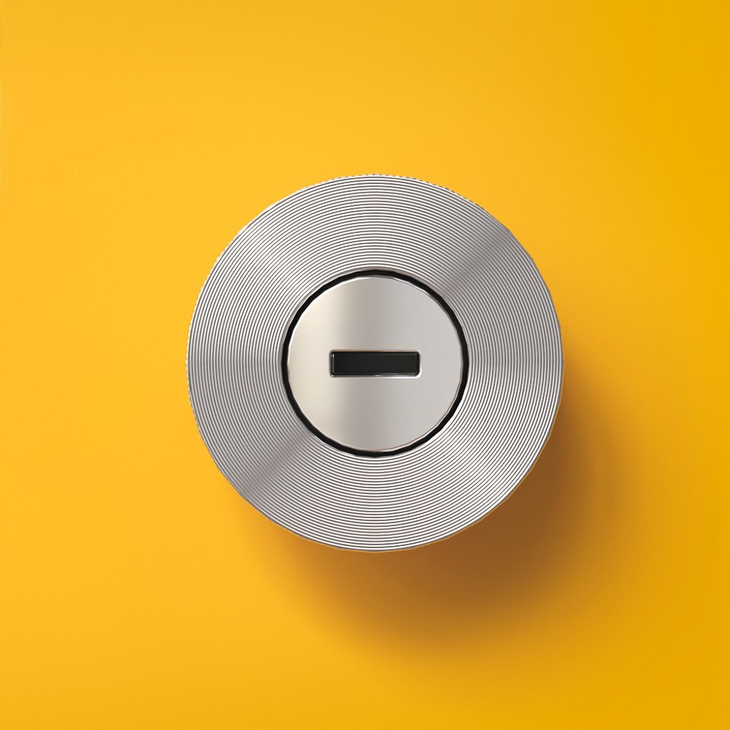 Close-up of a door lock